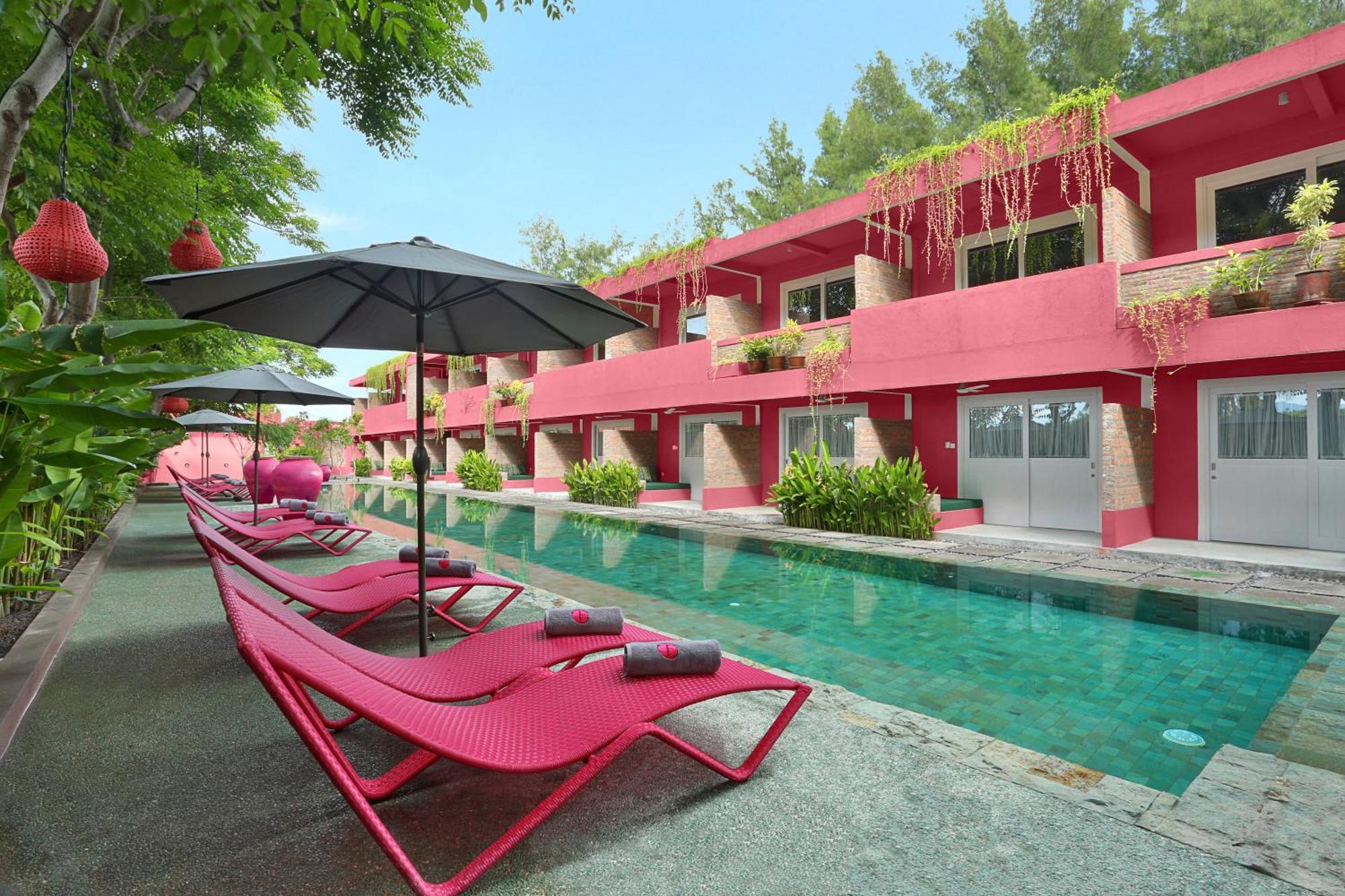 מלון Pinkcoco Gili Trawangan - Constant Surprises - For Cool Adults Only מראה חיצוני תמונה